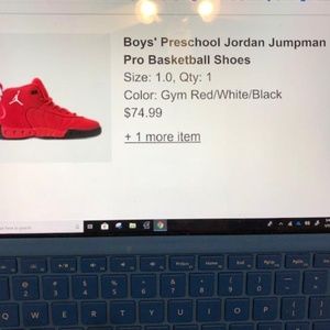 Boys's Preschool Jordan Jumpman Pro Basketball sho